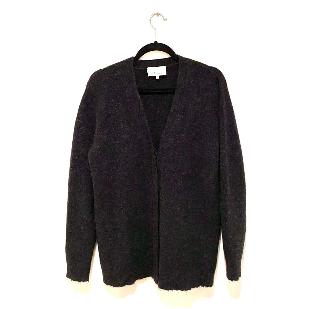 PHILLIP LIM CHARCOAL CARDIGAN